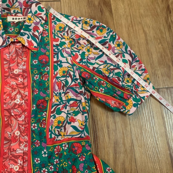 Boden Alexa Maxi Shirt Dress in Multi Enchanting Vine Buttoned Down Pockets NWT - Picture 17 of 17